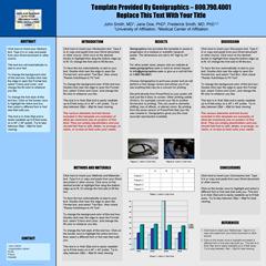 Classic 44x44 Poster Template